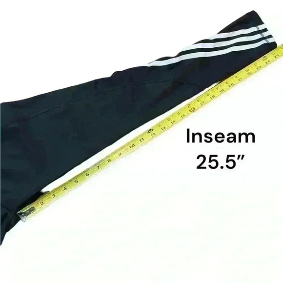 Adidas TechFit High-Rise 3/4 3-Bar Training Tights Leggings Black Size S - Picture 6 of 9